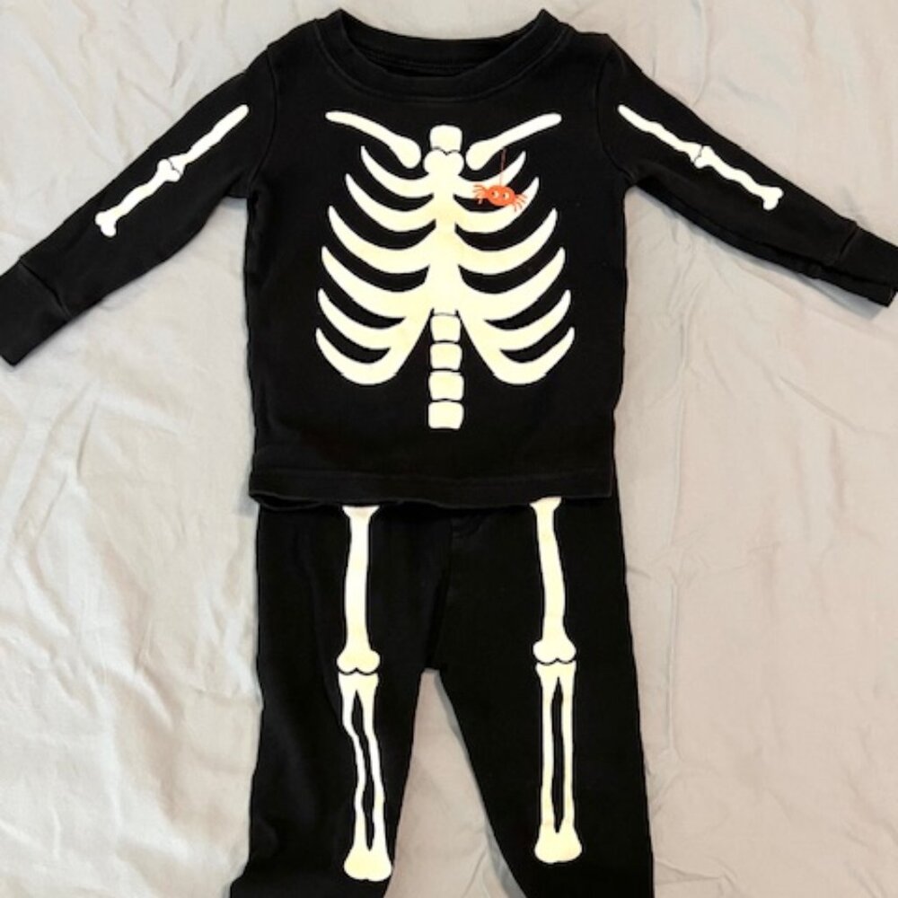 Toddler Skeleton PJ's